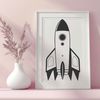 Distant Planet Explorer A futuristic spacecraft in orbit around a distant planet.