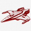Cosmic Vessel Vector Illustration Vector illustration of a futuristic spaceship in outer space