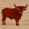 Free SVG Graphic of a Cow A digital illustration of a cow, suitable for use in graphic design projects.
