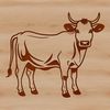 Free Cow Clip Art Graphics A high-quality digital illustration of a cow, suitable for use in vector graphics.