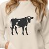 Vector Cow Clip Art Design A detailed illustration of a cow, suitable for vector art and digital design.
