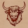 Realistic Cow Illustration A realistic illustration of a cow's head, suitable for vector graphics design.