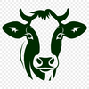 Free Unique Cow Vector Illustration SVG - Commercial Use