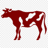 Cow Clip Art In SVG File Format For Free Download