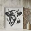 Cow Vector Illustration In PNG File Format For Free Download