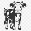 Stunning Cow DXF