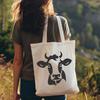 Cow Head Graphic Vector A detailed illustration of a cow's head, suitable for graphic design and digital crafting.
