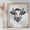 Beautiful Cow - Craft DXF