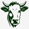 Beautiful Cow In SVG Free Commercial Use Download