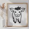 Stunning Cow Vector Image