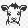 Calf Digital Art In DXF File Format For Free Download