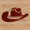 Classic Cowboy Hat Vector Graphics A classic cowboy hat designed as vector art, ideal for digital cutting machines.