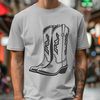 Free Vector Western Boots Clip Art A pair of stylized western-style boots with intricate details, suitable for vector design projects.