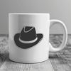 Rodeo Hat Illustration Free to Download A classic cowboy hat designed as a vector image.