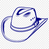 Western Icon Design A stylized cowboy hat design in vector format.