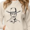 Western Icon SVG Illustration SVG illustration of a cowboy in a rugged western setting