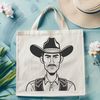 Western Graphic Illustration Illustrated cowboy graphic designed as vector art.