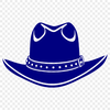 Vintage Cowboy Headgear Design A digital representation of a classic cowboy hat, designed as a scalable vector graphic.