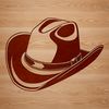 Western Headwear Design Vector A stylized illustration of a traditional cowboy hat, suitable for cutting machines and vector art designs.