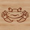 Illustration of a crab in vector format
