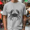 Free Crab In DXF Free Commercial Use Download