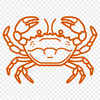 Unique Crab DXF