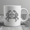 Artistic Crab In DXF Format - Free Download