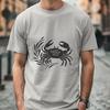 Floral Crab In DXF - Free Download