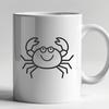 Creative Crab In PDF And PNG