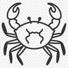 Creative Crab SVG - For Sublimation Project