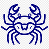 Free Unique Crab Vector Image