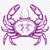 Unique Crab Vector Art - Free PNG