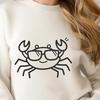 Beautiful Crab In SVG, PNG, PDF And DXF File Formats - Free