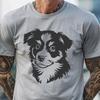 Unique Australian Shepherd - Laser Engraver DXF