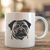 Free Pug - Laser Engraver DXF