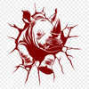 Unique Rhino - SVG For Commercial Use