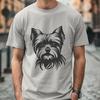 Creative Yorkshire Terrier - Laser Engraver PNG