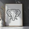 Stunning Elephant - DXF Format