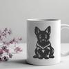 Sitting German Shepherd Decal