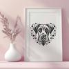 Beautiful Great Dane SVG - For Animal Project