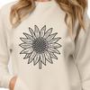 Artistic Sunflower Stencil - Free PDF Download