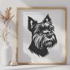 Beautiful Yorkshire Terrier - For Craft Project