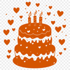 Stunning Cake In DXF - For Free Download, Commercial Use