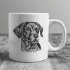 Creative Labrador Retriever - Glowforge PNG