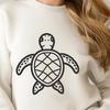 Beautiful Sea Turtle - DXF Format