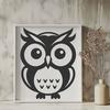 Cute Owl In SVG & DXF