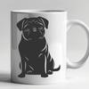 Beautiful Pug Printable Image