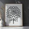 Beautiful Chrysanthemum - Cricut SVG