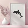 Unique Dolphin Vector Art SVG - Free Download