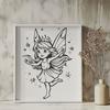 Artistic Fairy Vector Image - Free PDF